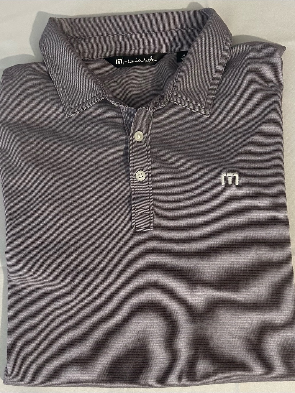 Travis Mathew Heather Plum Polo Shirt